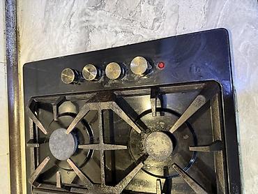 Plitələr və bişirmə panelləri: Qazanüstü plitə – kombinə edilmiş (3 qaz + 1 elektrik) - 60 sm enində — 3