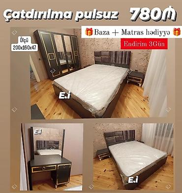 ucuz termo: 2 təknəfərlik çarpayı, Dolab, 2 tumba, Termo, Türkiyə, Yeni — 6