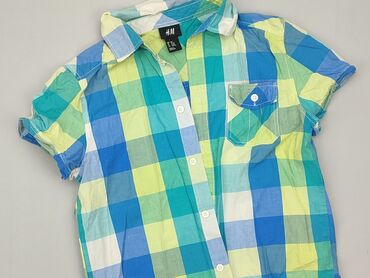 czerwona letnia sukienka midi: Shirt 12 years, condition - Good, pattern - Cell, color - Light blue