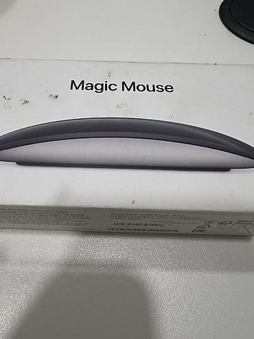 en ucuz macbook: Apple Magic Mouse (qara rəngli üst səth) - Multi‑Touch səth — 2