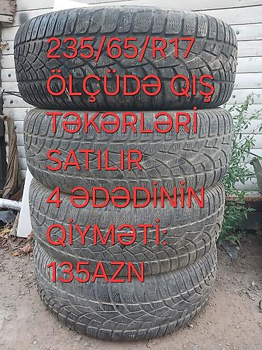 şam disk 17: 235/65 R17 ölçüdə qış təkərləri satılır. - Komplekt: 4 ədəd - Növ — 1