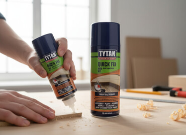 эпоксидная смола: Клей Tytan Professional Quick Fix MDF. Этот быстросохнущий клей