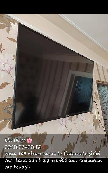Vesta 109 sm ekran Smart TV - İnternetə çıxışı olan smart televizor - lalafo.az -da Vesta 109 sm ekran Smart TV - İnternetə çıxışı olan smart televizor -