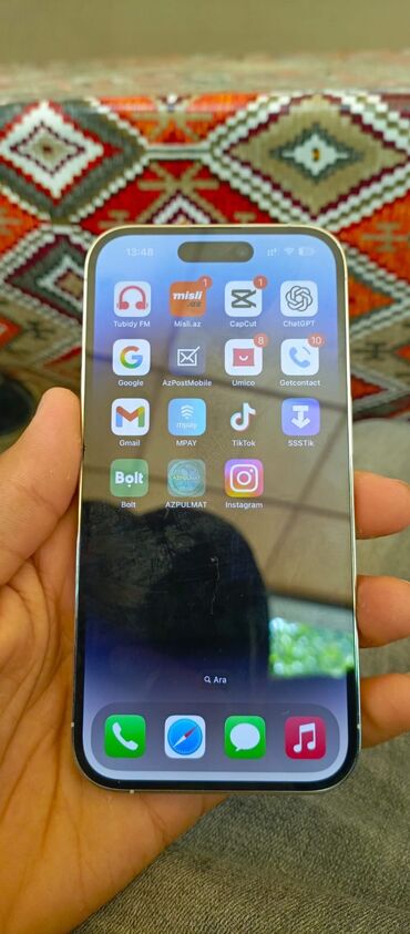 продаю айфон 6: IPhone 14 Pro, 128 GB, Matte Silver, Simsiz şarj, Face ID