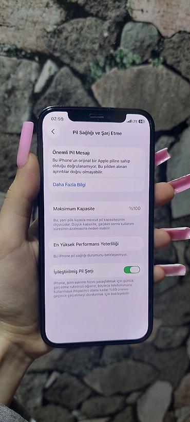 iphone xd: IPhone 12 Pro, 128 GB, Pacific Blue, Face ID, Qırıq, Simsiz şarj — 1