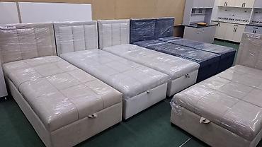 Односпальные кровати: Односпальная кровать, Новый, С мягким изголовьем, длина - 2 см — 8