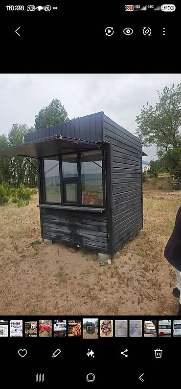 модулный домик: Мобильный киоск/павильон с панорамным окном и откидным козырьком — 4