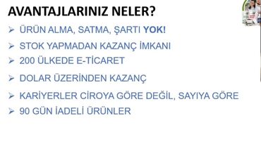Hazır biznes: Biznesə başlamaq üçün unikal imkan! Məhsul almaq və satmaq