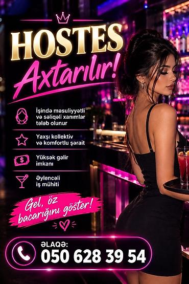 eylence: Hostes, qeydiyyatçı tələb olunur — 1