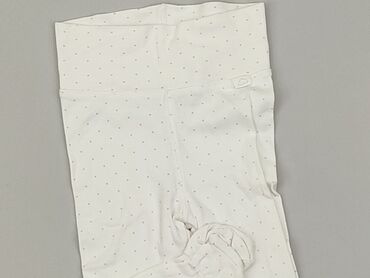 białe spodnie cargo: Legginsy, H&M, 3-6 m, stan - Bardzo dobry