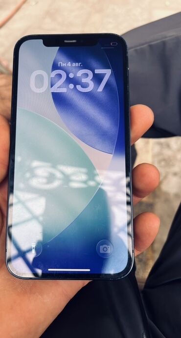 телефон не рабочий: IPhone 12, Б/у, 64 ГБ, Черный