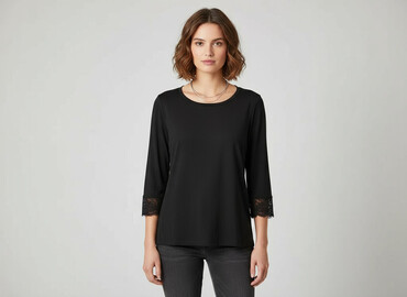czarne t shirty guess: Yessica, Women's blouse, size S