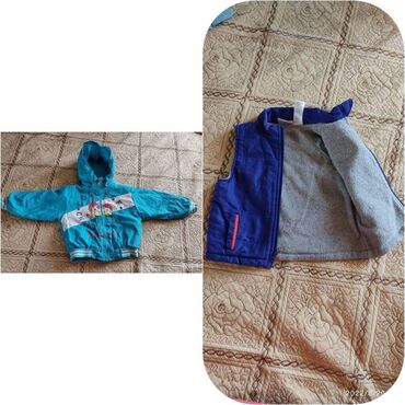 detskie kofty na pugovitsakh: Две куртки на весну. Весте 5 AZN. Куртка утепленная на возраст от 1 до