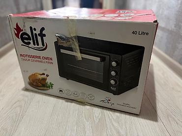 regular soba: Duxovka Elif, Elektrik, rəng - Boz, Ayrıca dayanan, İşlənmiş — 2