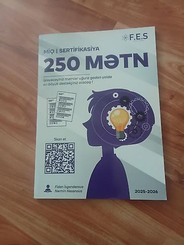 kitab çapı: MİQ | Sertifikasiya – 250 Mətn (F.E.S) Miq və sertifikasiya — 1