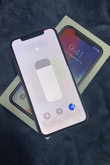 Apple iPhone: IPhone X, Б/у, 64 ГБ, White Titanium, Коробка, 74 % — 7