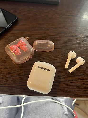 iphone air ikinci el: İşlənmiş Simsiz (Bluetooth) Qulaqcıqlar, Apple, rəng - Ağ — 3