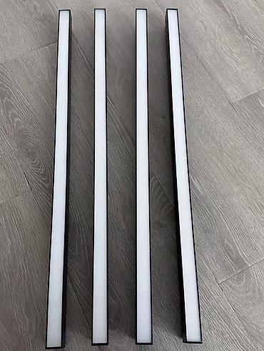 Светодиодная потолочная панель: Лайт бокс Световая короба LED прямоугольная, узкая (линейный формат) — 10