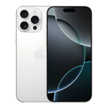 телефон хр: IPhone 16 Pro Max, Б/у, 256 ГБ, White Titanium, Зарядное устройство, Коробка, 100 %