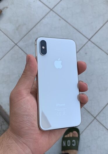xs ipone: IPhone X, Серебристый, Face ID