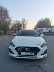 бу авто в кредит без первоначального взноса рядом просп. жибек жолу, бишкек: Hyundai Sonata: 2018 г., 2 л, Автомат, Газ, Седан