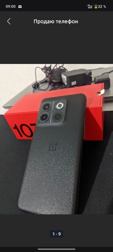 карманный компьютер: OnePlus 10T, Колдонулган, 128 ГБ, түсү - Кара, 1 SIM