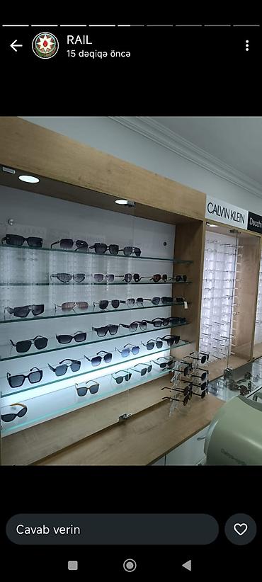 Готовый бизнес: Dəyərinin yarı qiymətinə optika üçün vitirin satılır — 4
