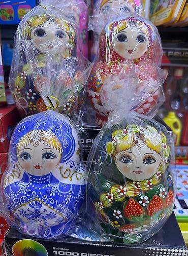 Русские матрёшки, роспись вручную. - Классические деревянные куклы с — 1