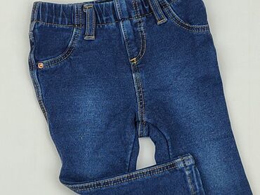 sukienka letnia rozowa: Denim pants, 9-12 months, condition - Perfect