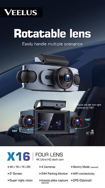 android teyes cc3: VEELUS Q7 — потоковый видеорегистратор с тремя камерами Ключевые — 7