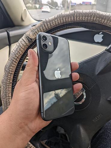 iphone osh: IPhone 11, Б/у, 64 ГБ, Черный, Чехол, 100 % — 3