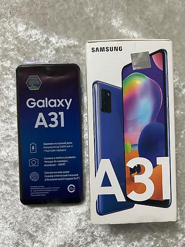 galaxy a31: Samsung Galaxy A31, 64 GB, rəng - Mavi, Barmaq izi, Face ID, Sensor — 1