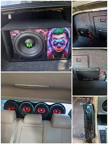 Avtomobil üçün tam audio sistemi Komplekt: - Subvufer: gövdəli qutu