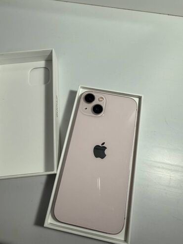 Apple iPhone: IPhone 13, Б/у, 256 ГБ, Розовый, Коробка, 71 %