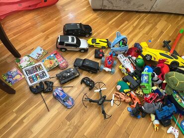 Oyuncaqlar: Uşaq oyuncaqları və oyun çadırı – böyük qarışıq dəst icinde — 1