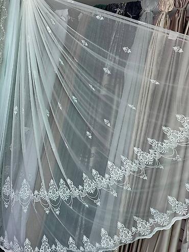Тюли: Воздушные тюлевые шторы с вышивкой - Материал: легкий полупрозрачный — 9