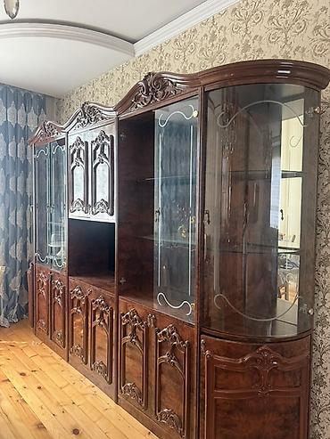 brus taxta: Klassik üslubda iri ölçülü qonaq otağı “stenka”sı. - Material: taxta — 6