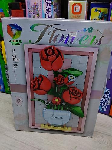 Игрушки: Набор конструктора JIQILE “Flowers” (модель №47130) - Тематика — 1