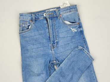 krótkie spodenki jeansowe bershka: Jeansy damskie, Bershka, S