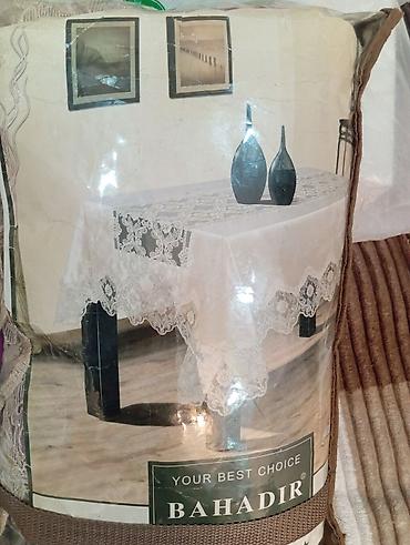 Süfrələr: Məhsul: Bahadır markalı krujeva detallı süfrə dəsti - Material: qalın — 4