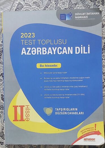 yazı maşını: Yenidir,heç işlənməyib.Cavablar içindədir,heç bir yazısı,yırtığı