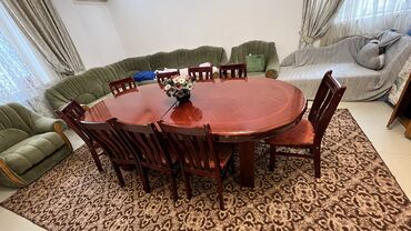 мебель мягкий: Комплект стол и стулья Б/у