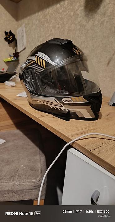 moto aranda: AXK motosiklet dəbilqəsi – tam üzlü (full-face) model - Rəng və — 3