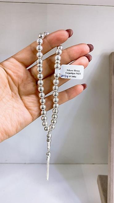 серебряные четки мусульманские: Серебряные чётки Silver Roza, проба 925. Варианты дизайна: - Шарики с — 6