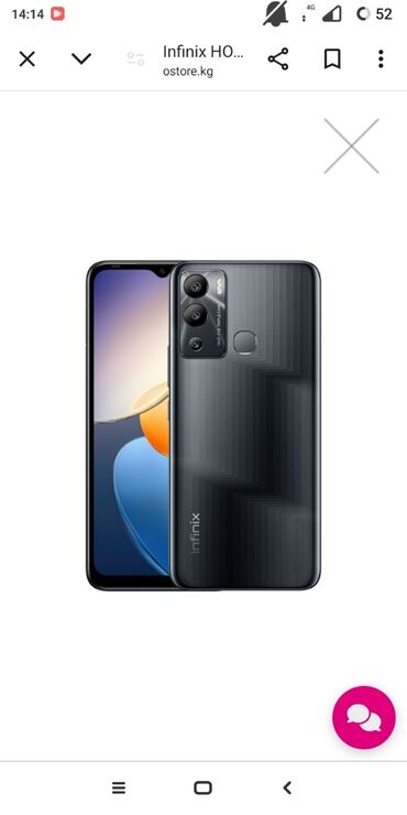 redmi 9a 4 64: Infinix Hot 12i, Колдонулган, 64 ГБ, түсү - Көк, 2 SIM