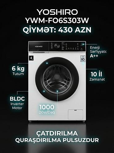 samsung was end: Yoshiro YWM-FO6S303W paltaryuyan Yoshiro YWM-FO6S303W Şəhər: Bakı — 1