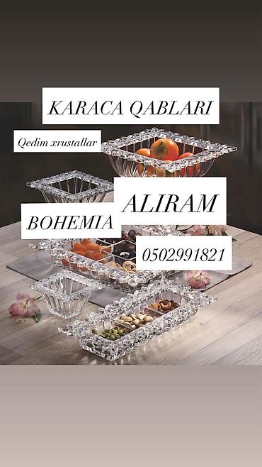 xrustallar: Tort və şiriniyyat qabı — 1