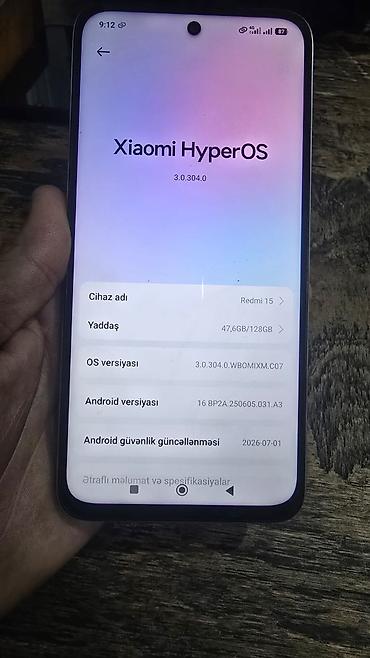 redmi pad 6: Redmi A3, 128 GB, rəng - Gümüşü, İki sim kartlı — 1