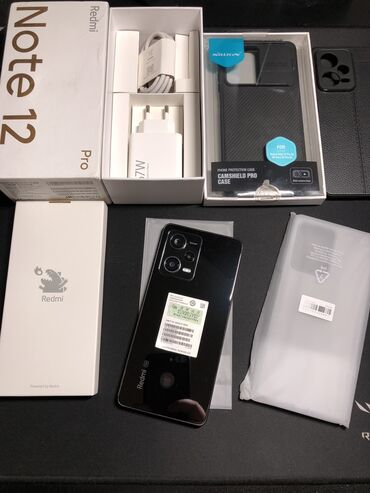 redmi a13: Redmi Note 12 Pro, 256 GB, rəng - Qara, Face ID, Zəmanət, Sənədlərlə