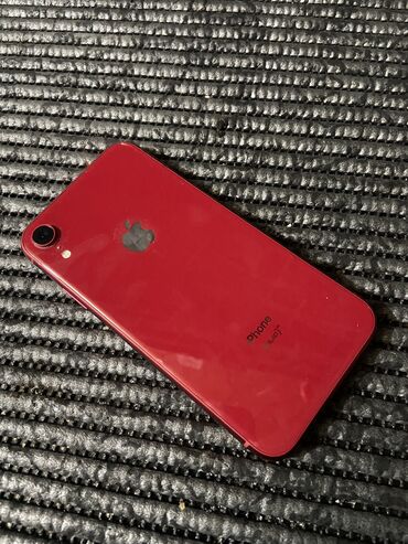 дисплей iphone 8: IPhone Xr, Б/у, 64 ГБ, Красный, Чехол, 80 %